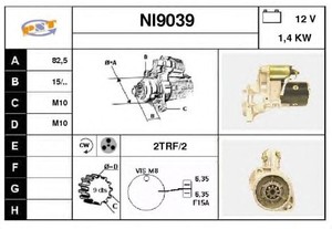 Фото Стартер SNRA NI9039