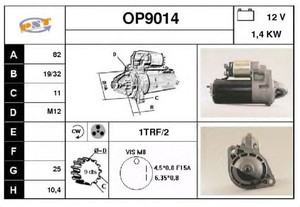 Фото Стартер SNRA OP9014