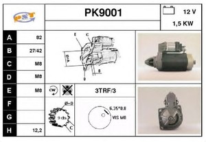 Фото Стартер SNRA PK9001