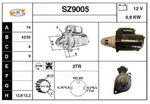 Фото Стартер SNRA SZ9005