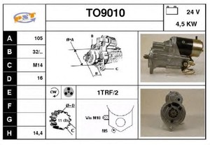 Фото Стартер SNRA TO9010