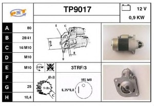 Фото Стартер SNRA TP9017