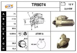 Фото Стартер SNRA TR9074