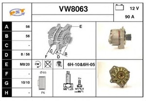 Фото Генератор SNRA VW8063