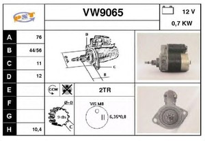 Фото Стартер SNRA VW9065