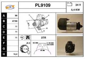 Фото Стартер SNRA PL9109