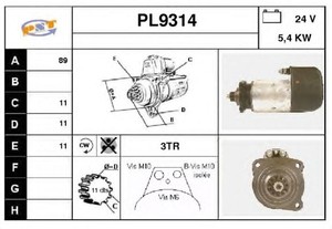 Фото Стартер SNRA PL9314