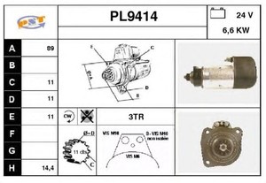 Фото Стартер SNRA PL9414