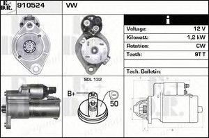 Фото Стартер EDR 910524
