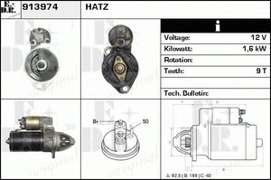Фото Стартер EDR 913974