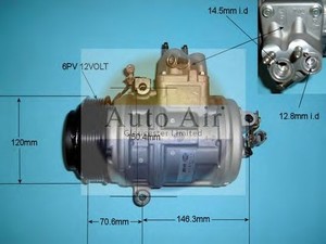 Фото Компресор, кондиціонер AUTO AIR GLOUCESTER 14-1034