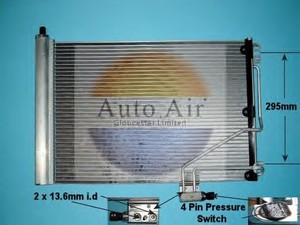 Фото Конденсатор, кондиціонер AUTO AIR GLOUCESTER 16-1211A