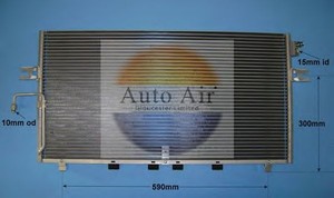 Фото Конденсатор, кондиціонер AUTO AIR GLOUCESTER 16-6103