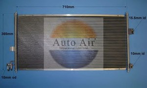 Фото Конденсатор, кондиціонер AUTO AIR GLOUCESTER 16-6208