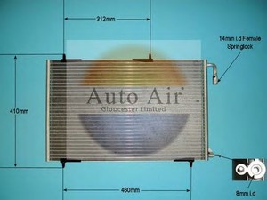 Фото Конденсатор, кондиціонер AUTO AIR GLOUCESTER 16-8910A