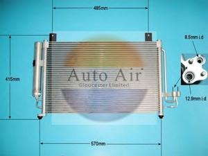 Фото Конденсатор, кондиціонер AUTO AIR GLOUCESTER 16-1079