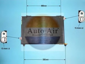 Фото Конденсатор, кондиціонер AUTO AIR GLOUCESTER 16-1146