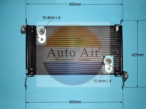 Фото Конденсатор, кондиціонер AUTO AIR GLOUCESTER 16-9773