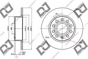 Фото Гальмівний диск DJ PARTS BD1325