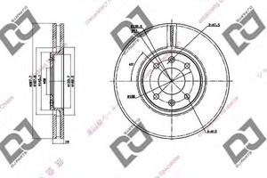 Фото Гальмівний диск DJ PARTS BD1520