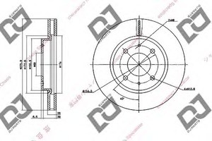 Фото Гальмівний диск DJ PARTS BD1385