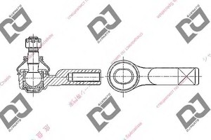 Фото Наконечник поперечной рулевой тяги DJ PARTS DE1376