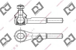 Фото Наконечник поперечной рулевой тяги DJ PARTS DE1446