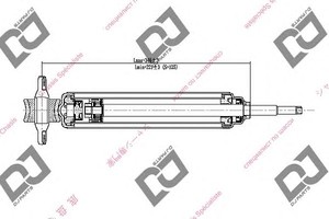 Фото Амортизатор DJ PARTS DS1588HT