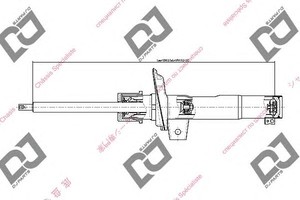 Фото Амортизатор DJ PARTS DS1761GS