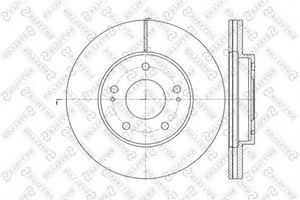 Фото Гальмівний диск STELLOX 6020-3034V-SX