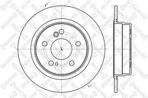 Фото Гальмівний диск STELLOX 6020-3326-SX