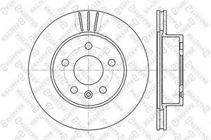 Фото Гальмівний диск STELLOX 60203335VSX