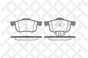 Фото Комплект гальмівних колодок, дискове гальмо STELLOX 724 000B-SX