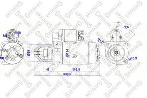 Фото Стартер STELLOX 88-02027-SX