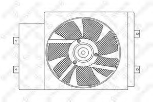 Фото Вентилятор, охолодження двигуна STELLOX 29-99226-SX