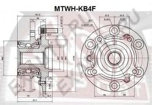 Фото Ступица колеса Asva MTWH-KB4F