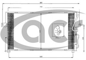 Фото Конденсатор, кондиціонер ACR 300424