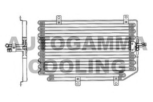 Фото Конденсатор, кондиціонер AUTOGAMMA 102594