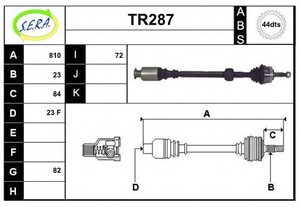 Фото Привідний вал SERA TR287