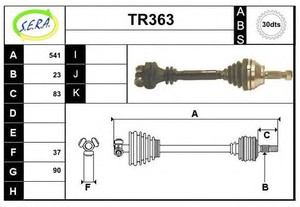 Фото Привідний вал SERA TR363