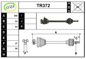 Фото Привідний вал SERA TR372