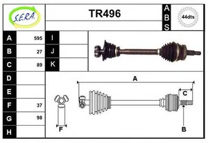 Фото Привідний вал SERA TR496