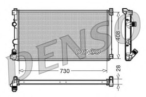 Фото Радіатор, охолодження двигуна Denso/Ketner DRM23092