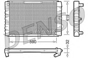 Фото Радіатор, охолодження двигуна Denso/Ketner DRM33033