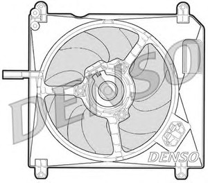 Фото Вентилятор, охолодження двигуна Denso/Ketner DER09010