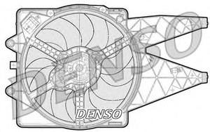 Фото Вентилятор, охолодження двигуна Denso/Ketner DER0 9091