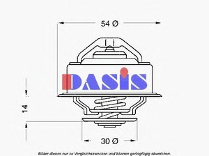 Фото Термостат, охолоджуюча рідина AKS DASIS 751868N