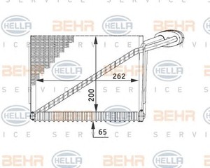 Фото Испаритель, кондиционер Behr Hella Service 8FV351211191