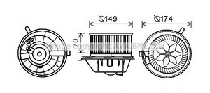 Фото Вентилятор салона AVA COOLING SYSTEMS VW8342