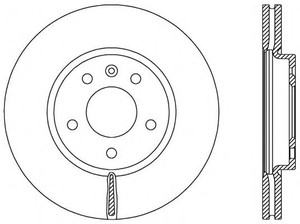 Фото Гальмівний диск OPEN PARTS BDR2536.20